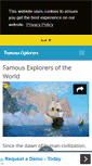 Mobile Screenshot of famous-explorers.com